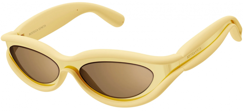 Bottega Veneta, Accessories, Bottega Veneta Bv12s 005 Sunglasses Gold Red  Pilot Unisex