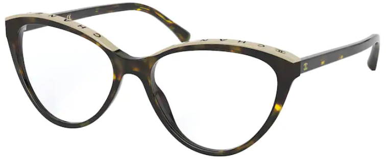 Rare Authentic Chanel 3064-B c.763 Clear/Tortoise 53mm Glasses