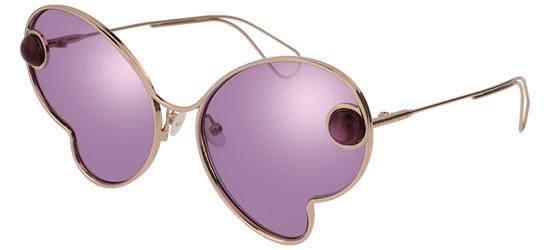 Christopher Kane Round Acetate in White & Grey | REVOLVE