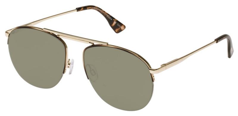 Le Specs Liberationdark Gold Tort Sunglasses 9721