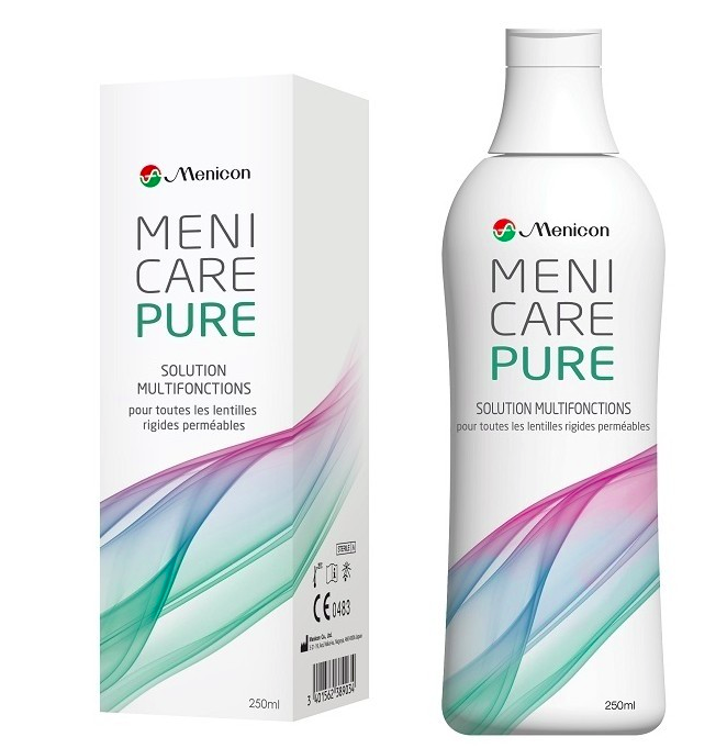 Menicon Menicare Pure 250ml : : Hygiène et Santé