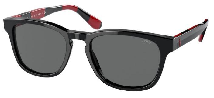 ralph lauren sunglasses black and red